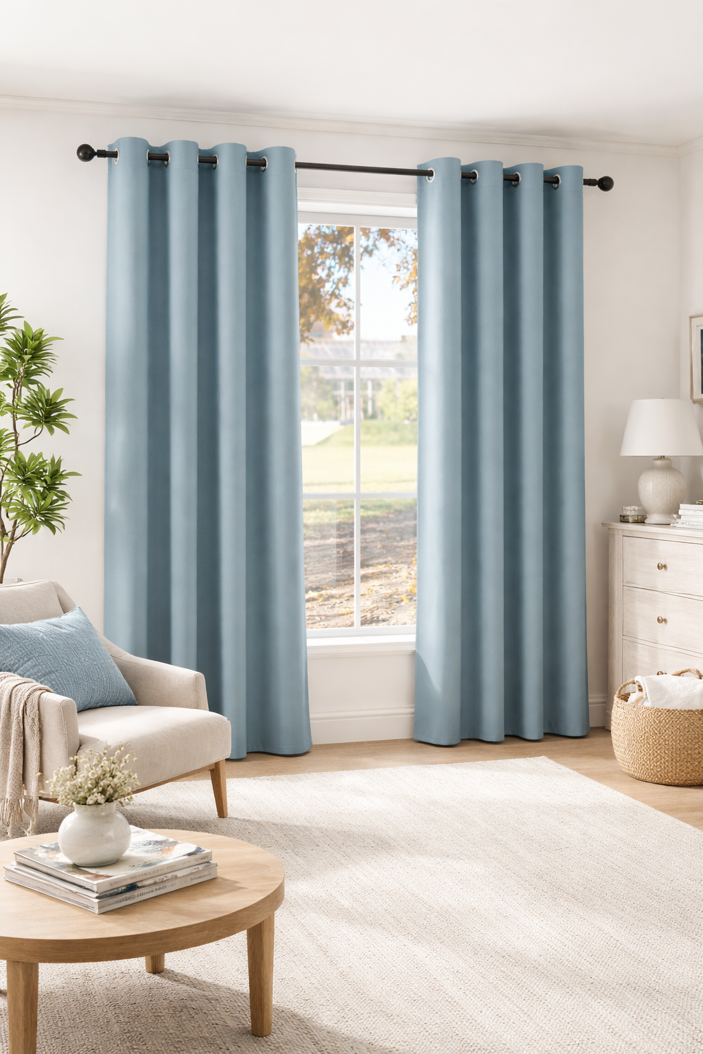 Blackout Curtains Sky Blue