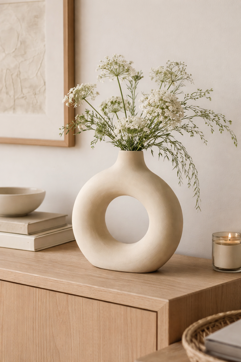 Ceramic Donut Vase