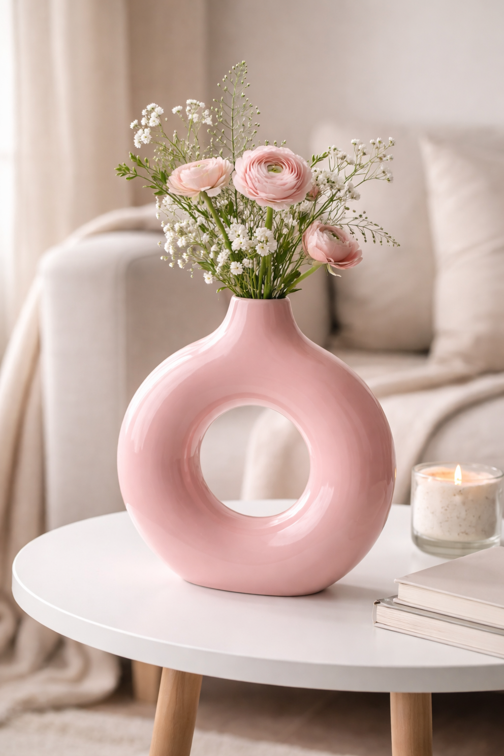 Ceramic Donut Vase