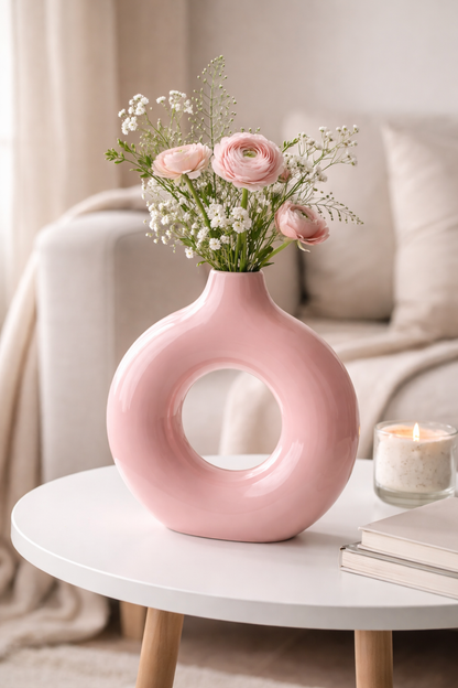 Ceramic Donut Vase
