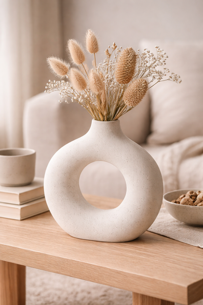 Ceramic Donut Vase