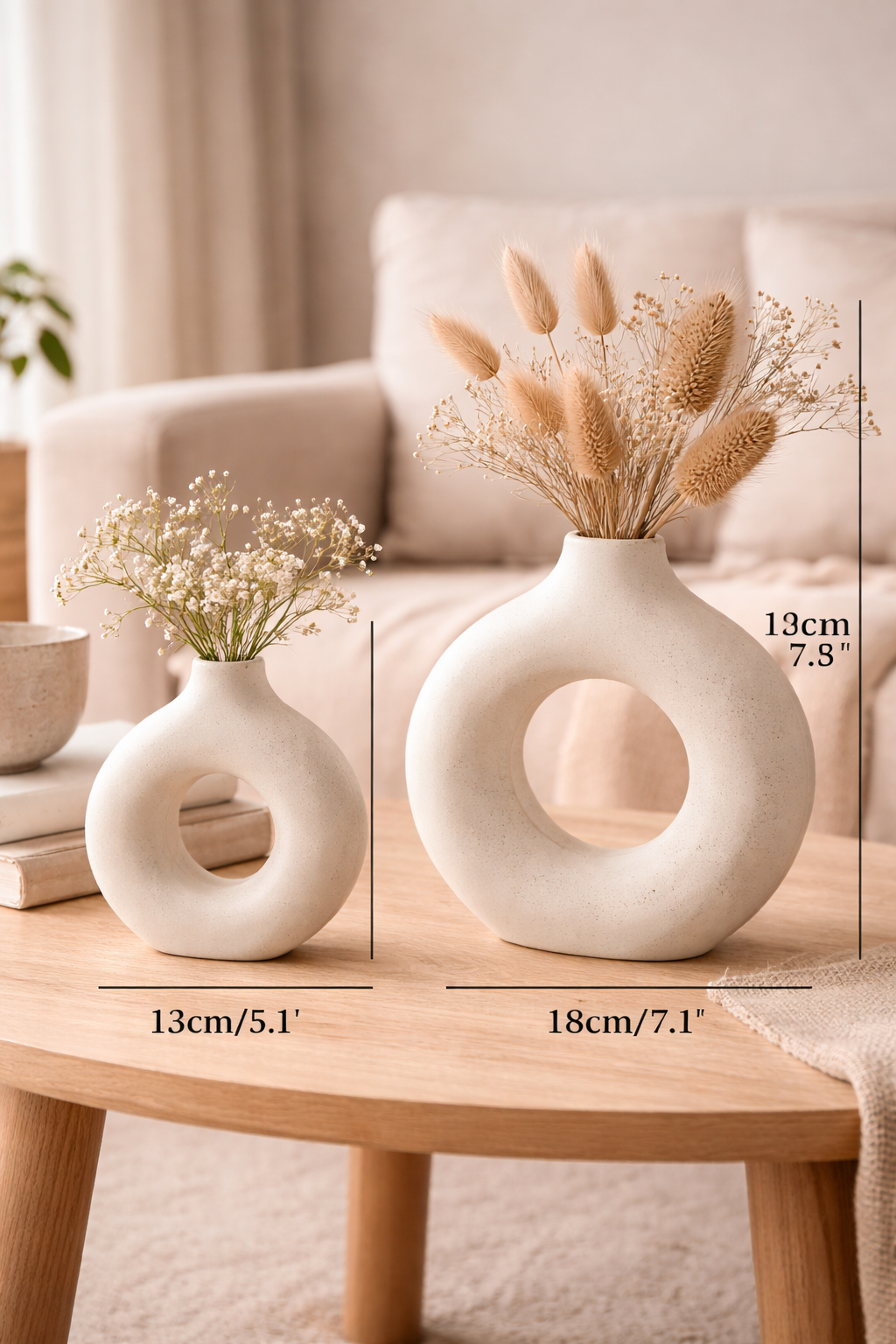 Ceramic Donut Vase