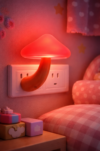 Mushroom Night Light with Sensor