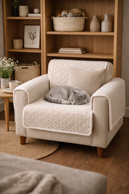 Calm Cover Pet Sofa Cover – Washable Couch Protector for Dogs and Cats