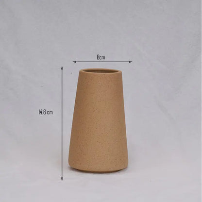Simple Ceramic Vase Tan