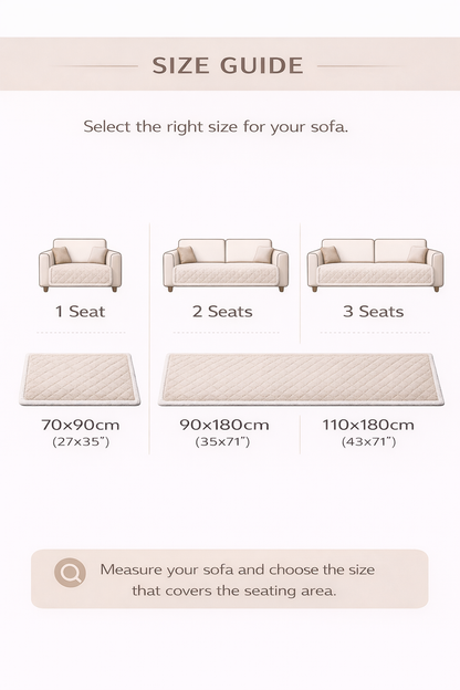 size guide cat cover sofa cover protecting protect pets dog hair easy to clean